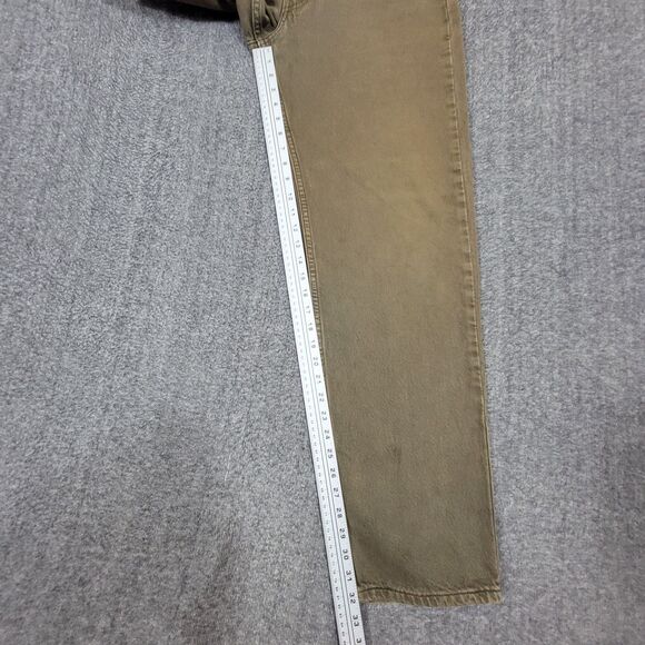 Vintage Levis 550 Jeans Mens 32x32* Army Green Loose Relaxed Fit Tapered - Picture 5 of 13